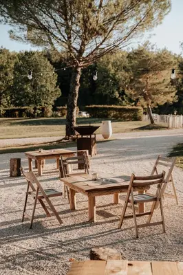 Jardin de l'établissement Domaine St-Amand