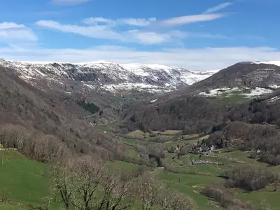 Paysage naturel près de la maison de vacances