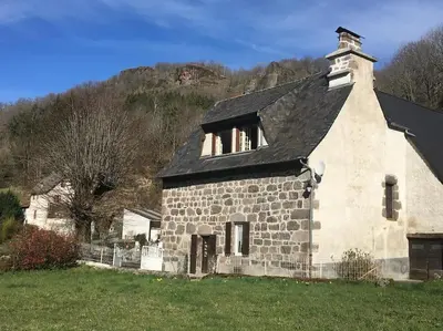 Vue générale sur la montagne ou vue sur la montagne depuis la maison de vacances