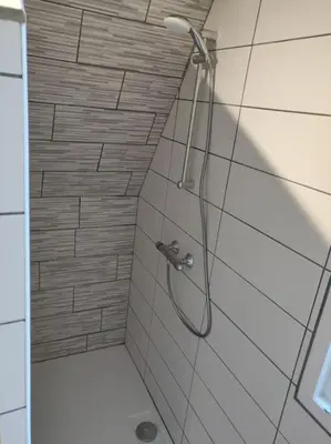 Salle de bains dans l'établissement Gîte des 4 éléments