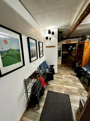 Coin salon dans l'établissement La Comète - Le Mont Dore 4 pers