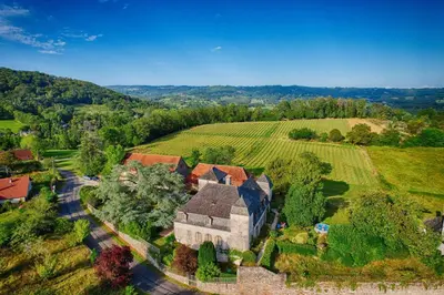 Paysage naturel près de la maison de vacances