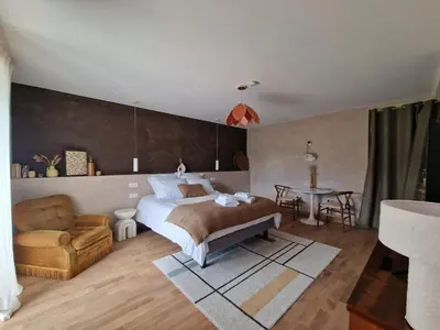 Coin salon dans l'établissement Allée des noyers