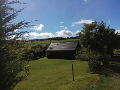 Paysage naturel près de le chalet