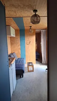 Un ou plusieurs lits dans un hébergement de l'établissement Logement insolite au cœur de l'Auvergne