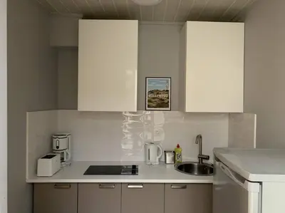 Cuisine ou kitchenette dans l'établissement Le Val Fleuri