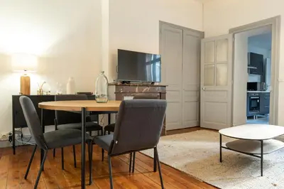 Cuisine ou kitchenette dans l'établissement Le Théodore Bac-Spacieux T2 - Coup de coeur en face de la gare des Bénédictins
