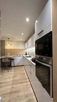 Cuisine ou kitchenette dans l'établissement Appartement cosy