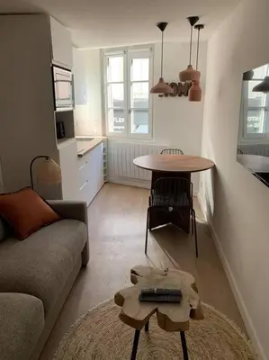 Télévision ou salle de divertissement dans l'établissement Magnifique studio - en hypercentre et rue piétonne - 1er Adrien Du Bouché