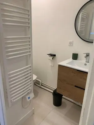Salle de bains dans l'établissement Magnifique studio - en hypercentre et rue piétonne - 1er Adrien Du Bouché