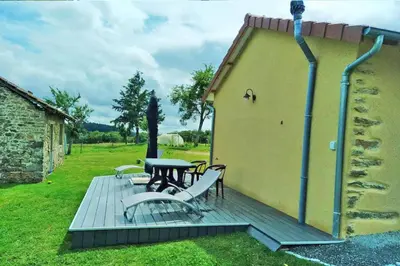 Jardin de l'établissement Gite des rousses