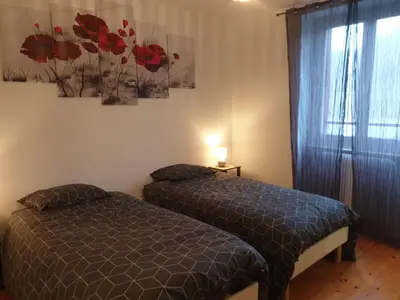 Un ou plusieurs lits dans un hébergement de l'établissement sas Road Runner Café