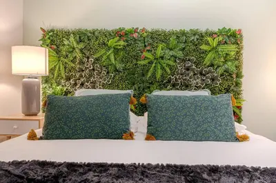 Un ou plusieurs lits dans un hébergement de l'établissement Le Tropical de Lamartine, Calme-Proche gare