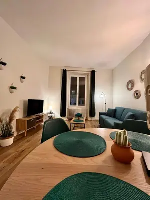 Coin salon dans l'établissement Casa Teyssier #3 - T2 bis en Hyper Centre