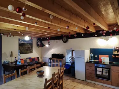 Cuisine ou kitchenette dans l'établissement Chez Philopin