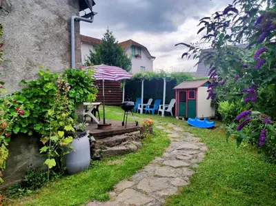 Jardin de l'établissement Chez Philopin