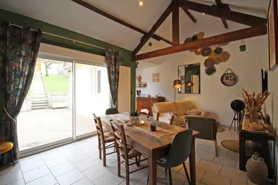 Coin salon dans l'établissement Le clos sainte marie
