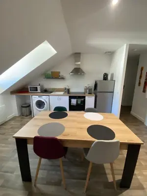 Cuisine ou kitchenette dans l'établissement L'Etape Zen