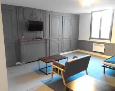 Télévision ou salle de divertissement dans l'établissement Appartement tout équipé hypercentre Limoges