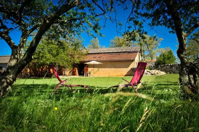 Jardin de l'établissement Domaine Lagardelle Rocamadour