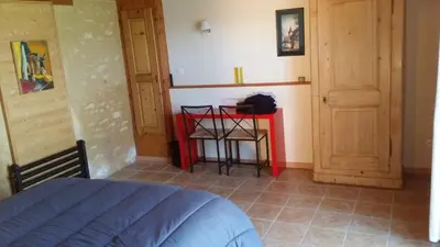 Un ou plusieurs lits dans un hébergement de l'établissement Domaine Lagardelle Rocamadour