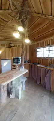 Plan de l'établissement Cabanes des Landes- cabane sur pilotis