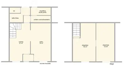 Plan de l'établissement La maison de marie