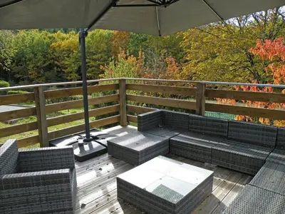 Balcon ou terrasse dans l'établissement Larcs