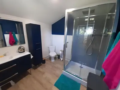 Salle de bains dans l'établissement La campagne