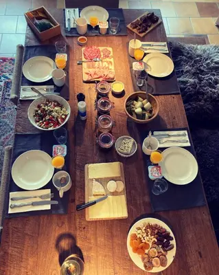 Nourriture dans le B&B/chambre d'hôtes ou à proximité