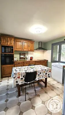 Cuisine ou kitchenette dans l'établissement gite bertry