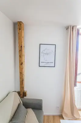 Coin salon dans l'établissement Logis Cosy sur la Guierle - 1 Chambre