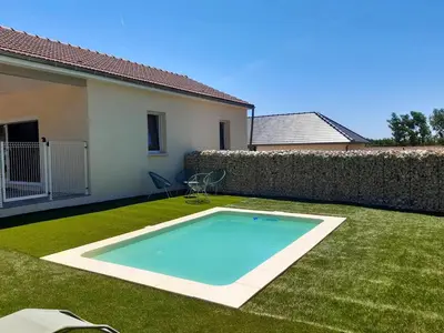 Plan de l'établissement Villa avec piscine privée à Martel, 70 m² pour 5 personnes