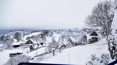 L'établissement Bellevue en hiver