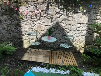 Jardin de l'établissement Appartement calme centre ville