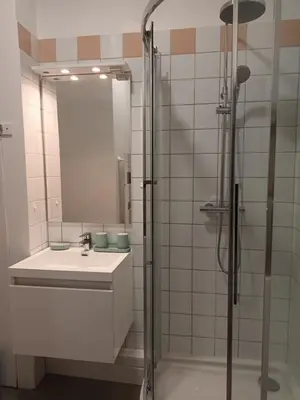 Salle de bains dans l'établissement Appartement 2/4 pers Vacance-Cure cosy et ensoleillé