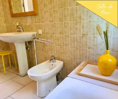Salle de bains dans l'établissement VILLA ANNEE 30 Rénovée ,Terrasse et Jardin