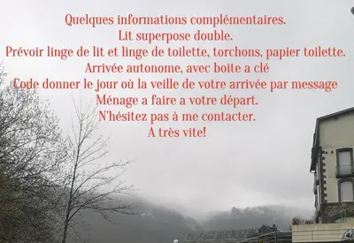 Plan de l'établissement Appartement idéalement situé