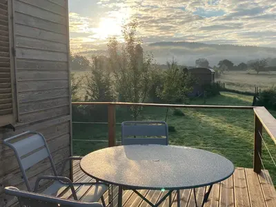 Paysage naturel près de le camping