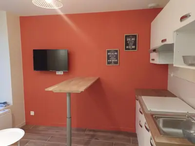 Cuisine ou kitchenette dans l'établissement Résidence du Panthéon
