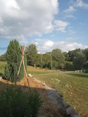 Paysage naturel près de la maison de vacances