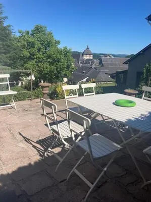 Vue générale sur la montagne ou vue sur la montagne depuis la maison de vacances