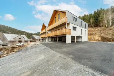 Vue générale sur la montagne ou vue sur la montagne depuis l'appartement