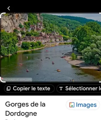 Paysage naturel près de la maison de vacances