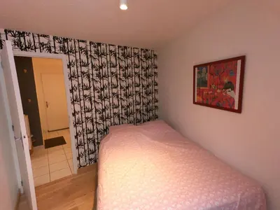 Un ou plusieurs lits dans un hébergement de l'établissement Appartement T2 45m2 avec terrasse - 4 personnes
