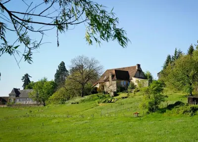 Paysage naturel près de la maison de vacances