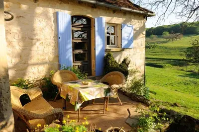 Jardin de l'établissement Le Bourmier Anlhiac near Excideuil