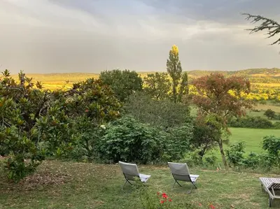 Paysage naturel près de la maison de vacances