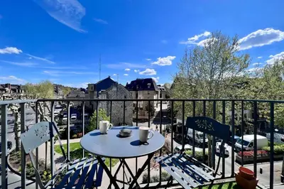 Balcon ou terrasse dans l'établissement Casa #1407 - T2 Climatisé avec Balcon - Hyper Centre