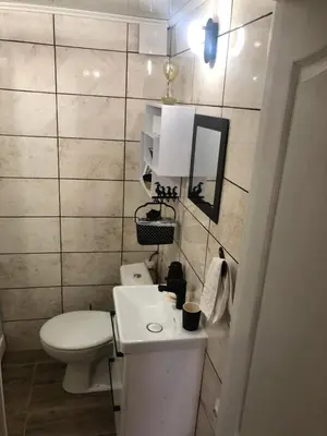 Salle de bains dans l'établissement ila’s tiny house